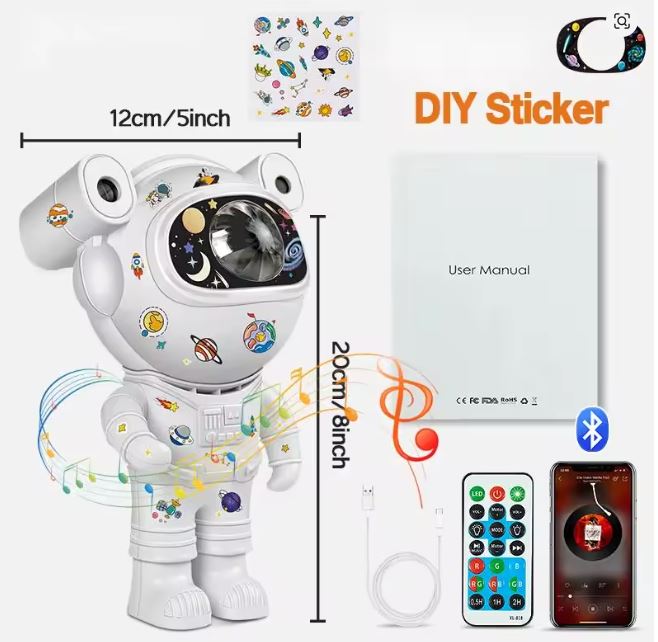 Miniatura 3 de PROYECTOR ESTRELLAS BLUETOOTH AQ01